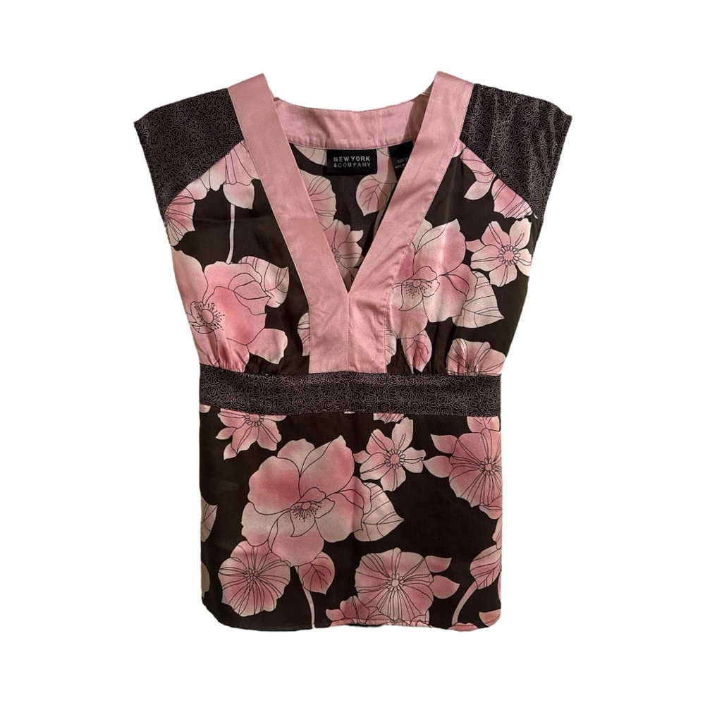 Silk Cap Sleeve Blouse
